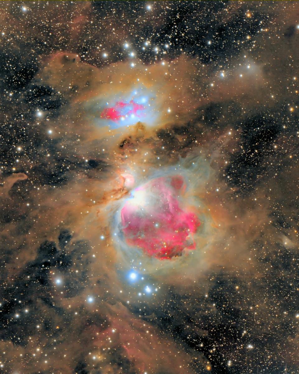 Dust of the Orion Nebula