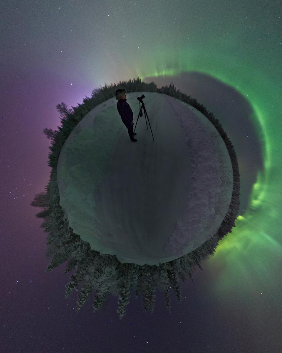 Planet Aurora Borealis