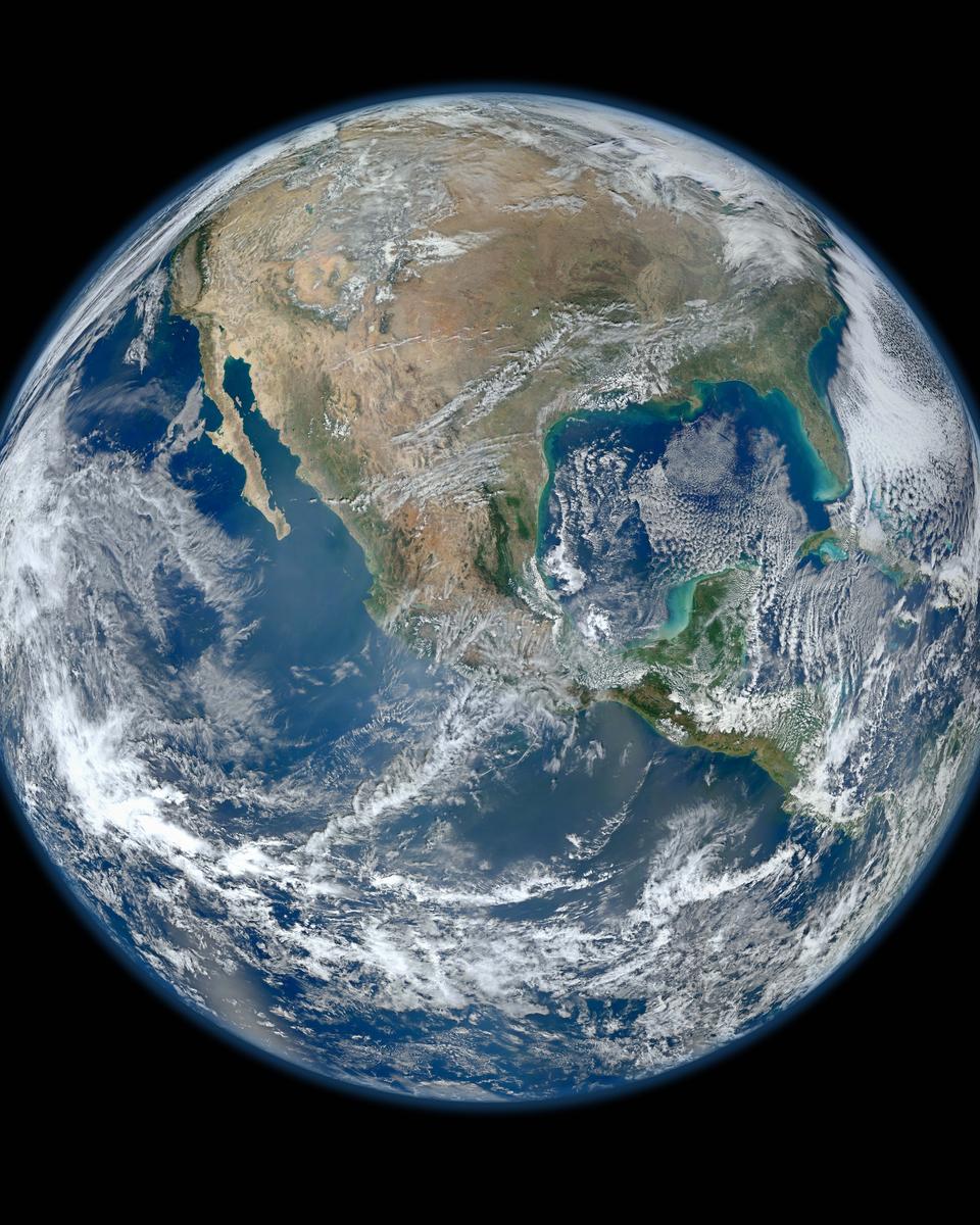 Blue Marble Earth from Suomi NPP