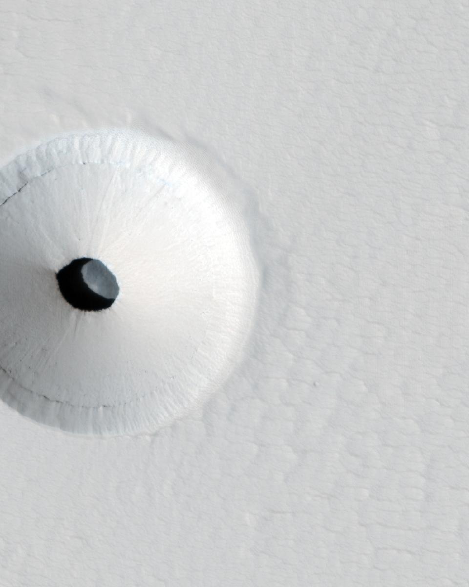 A Hole in Mars