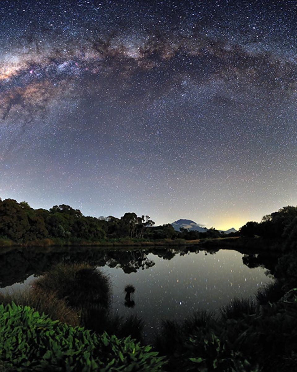 Milky Way Over Piton de l'Eau