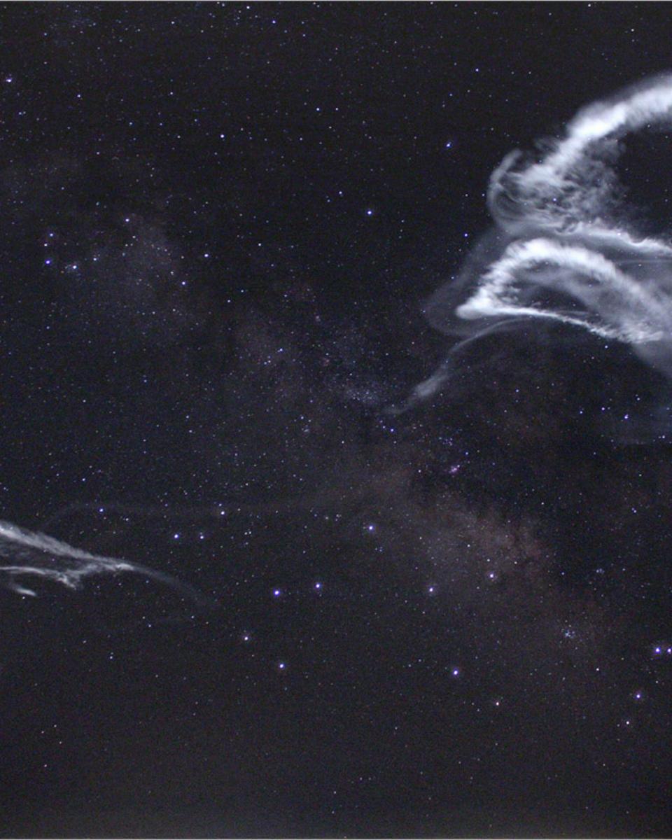 Rocket Trails in the Milky Way