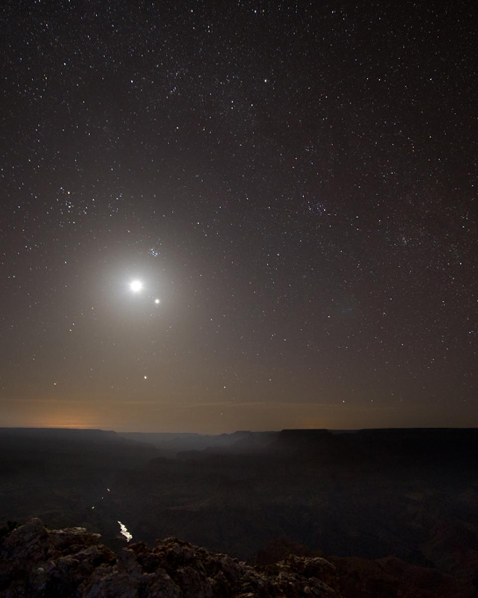 The Grand Canyon in Moonlight