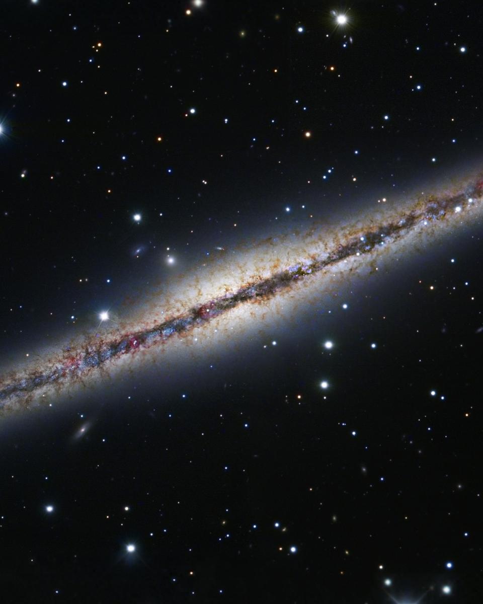 At the Edge of NGC 891