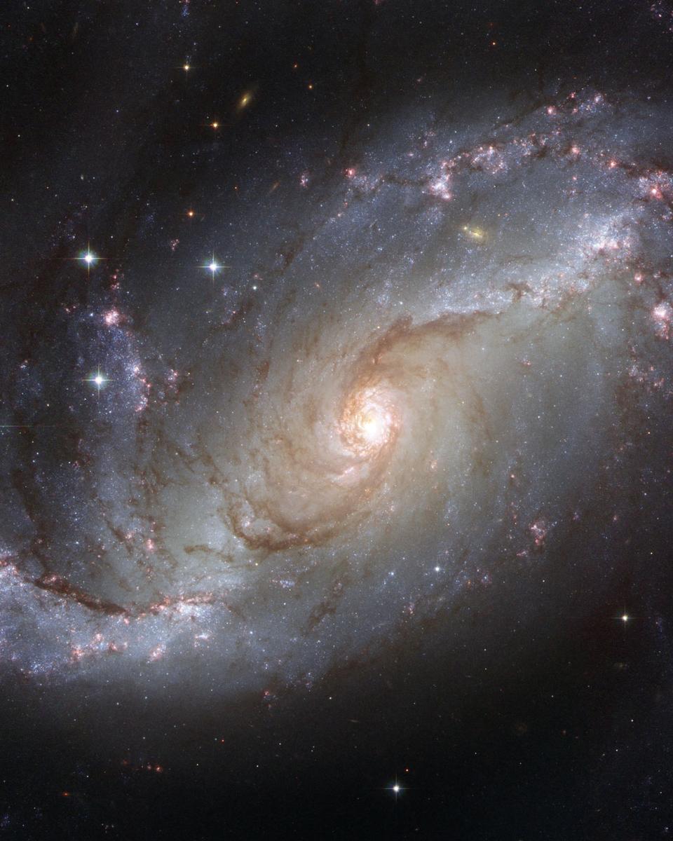 Spiral Galaxy NGC 1672 from Hubble