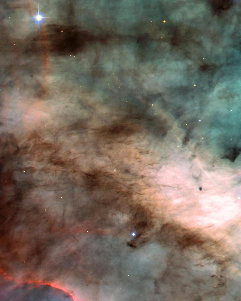 In the Center of the Omega Nebula