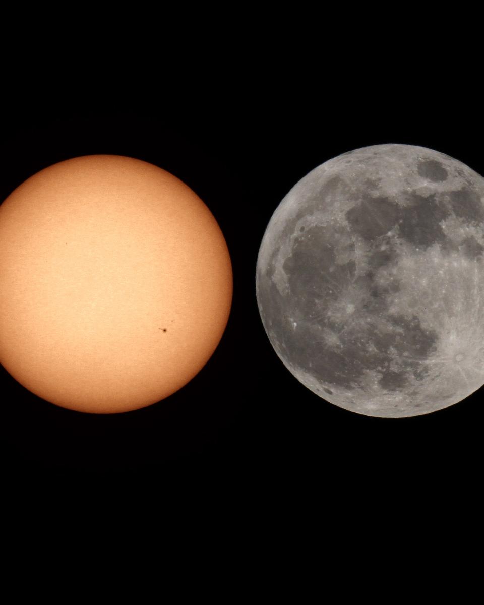 Sun vs. Super Moon