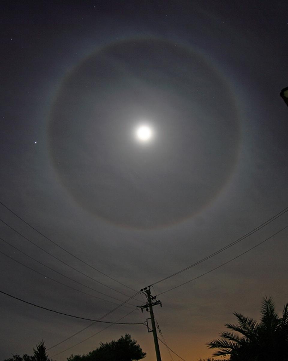 A Halo Around the Moon