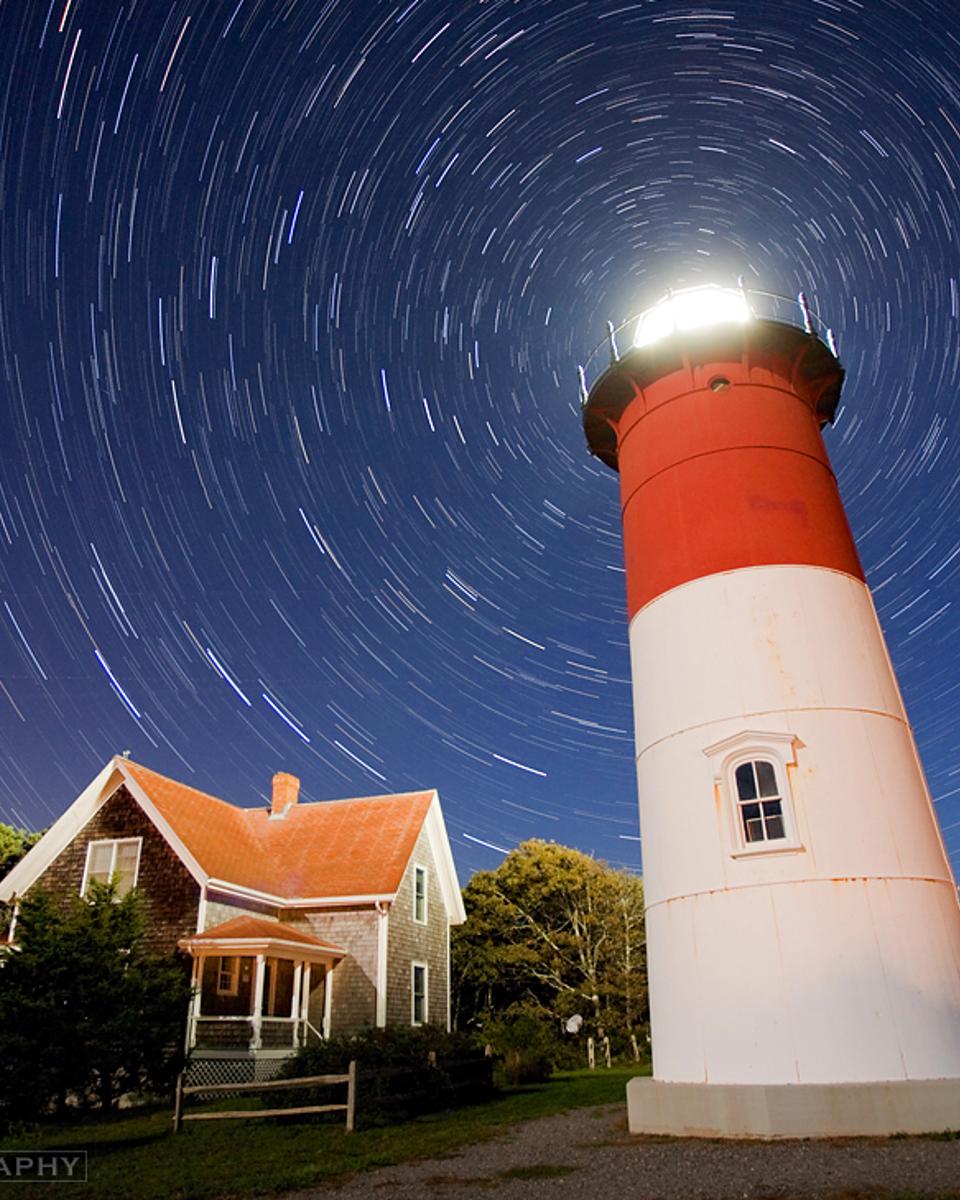 Nauset Light Star Trails