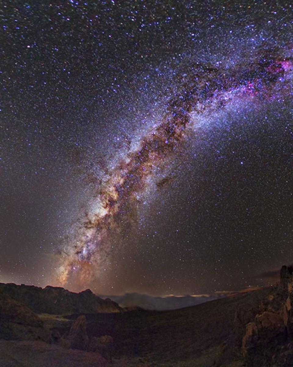 Milky Way and Stone Tree