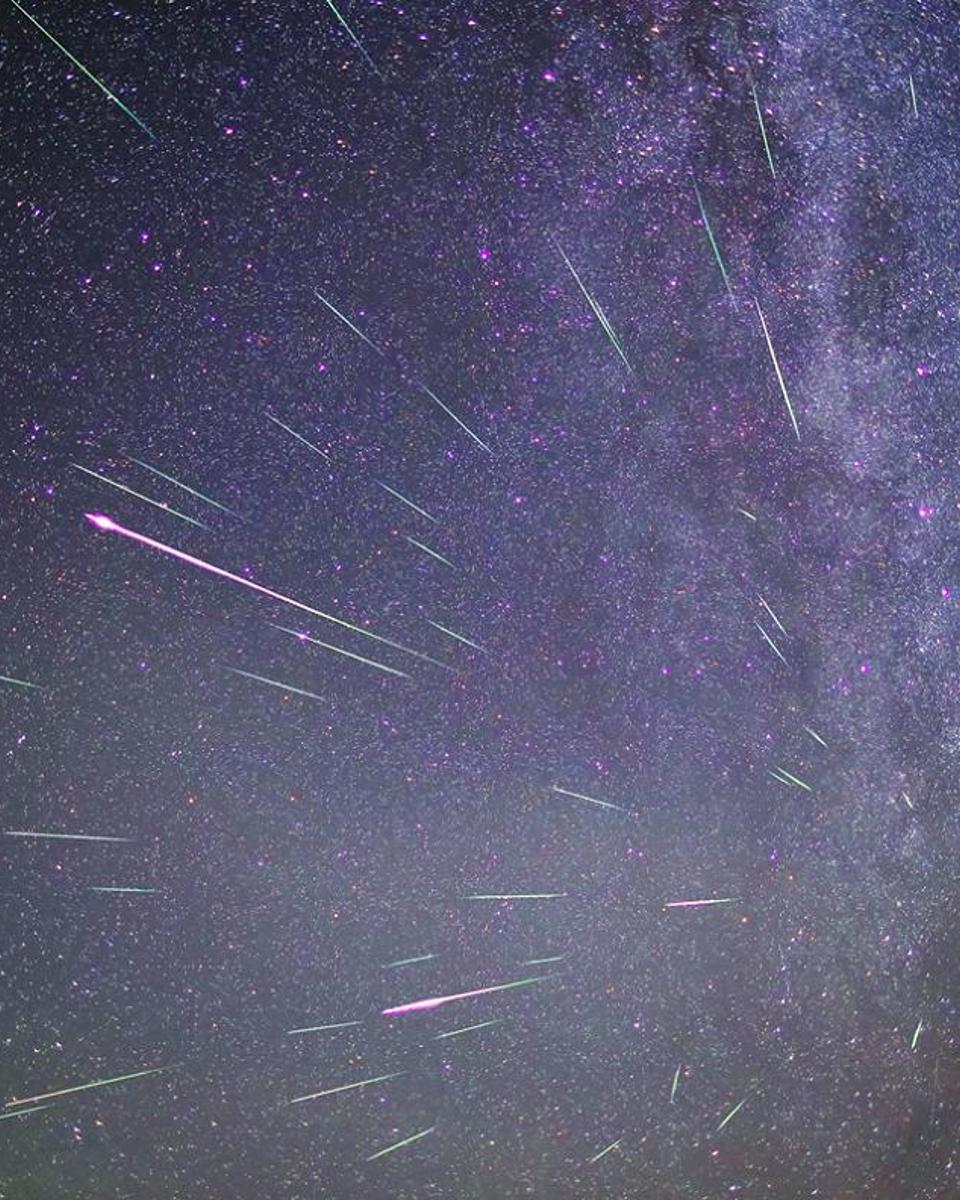 Perseid Meteors Over China