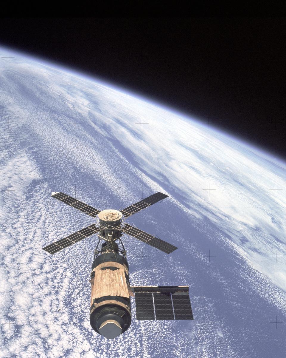 Skylab Over Earth