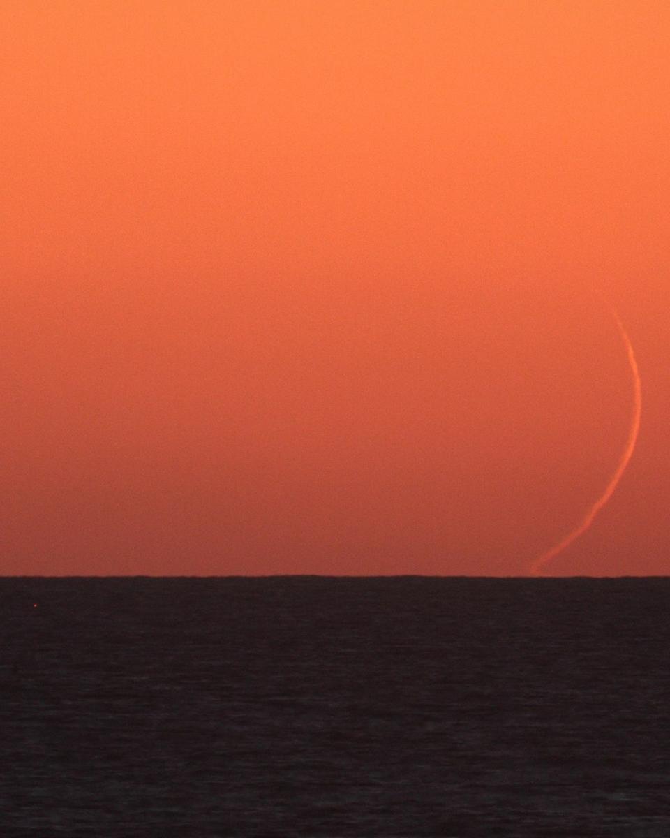 Moonset from Taiwan