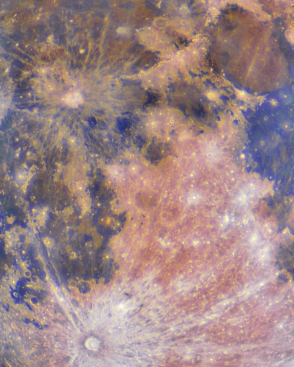 A Colorful Moon