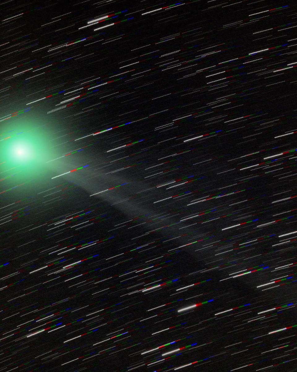 Comet Lemmon near the South Celestial Pole