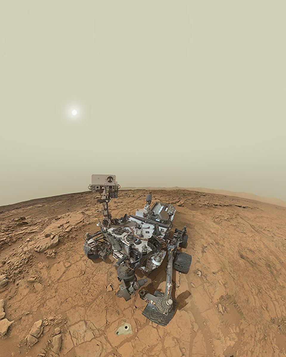 Curiosity Self-Portrait Panorama