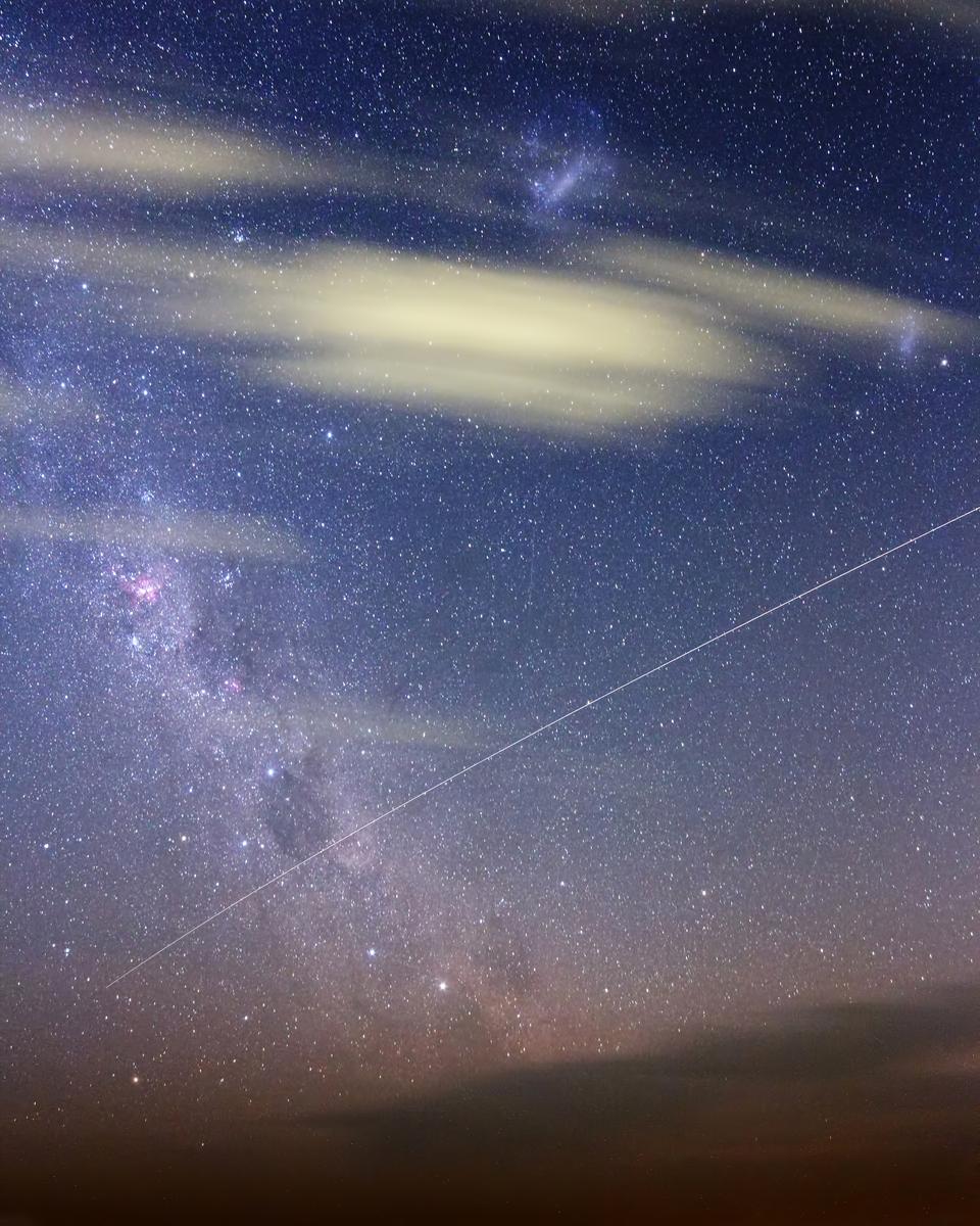 ISS and the Summer Milky Way