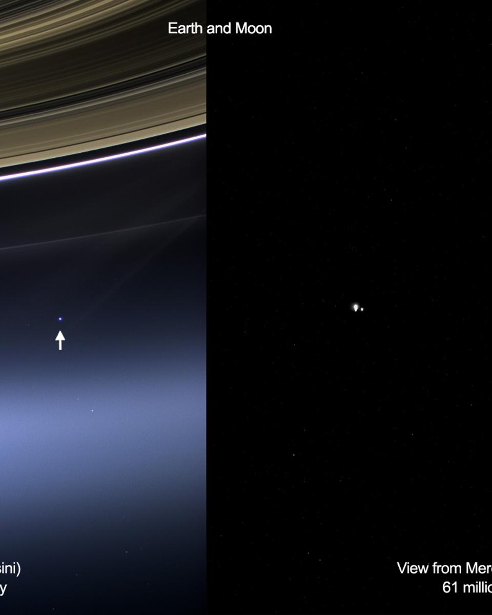 Two Views of Earth