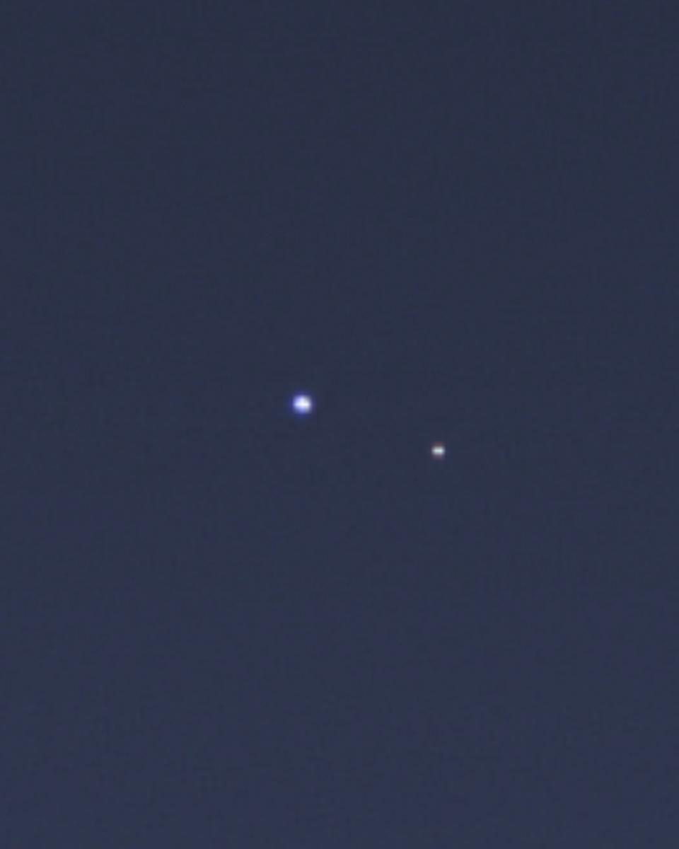 Earth and Moon from Saturn