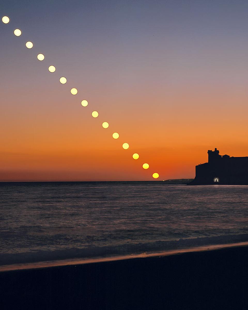 A Solstice Sunset Self Portrait