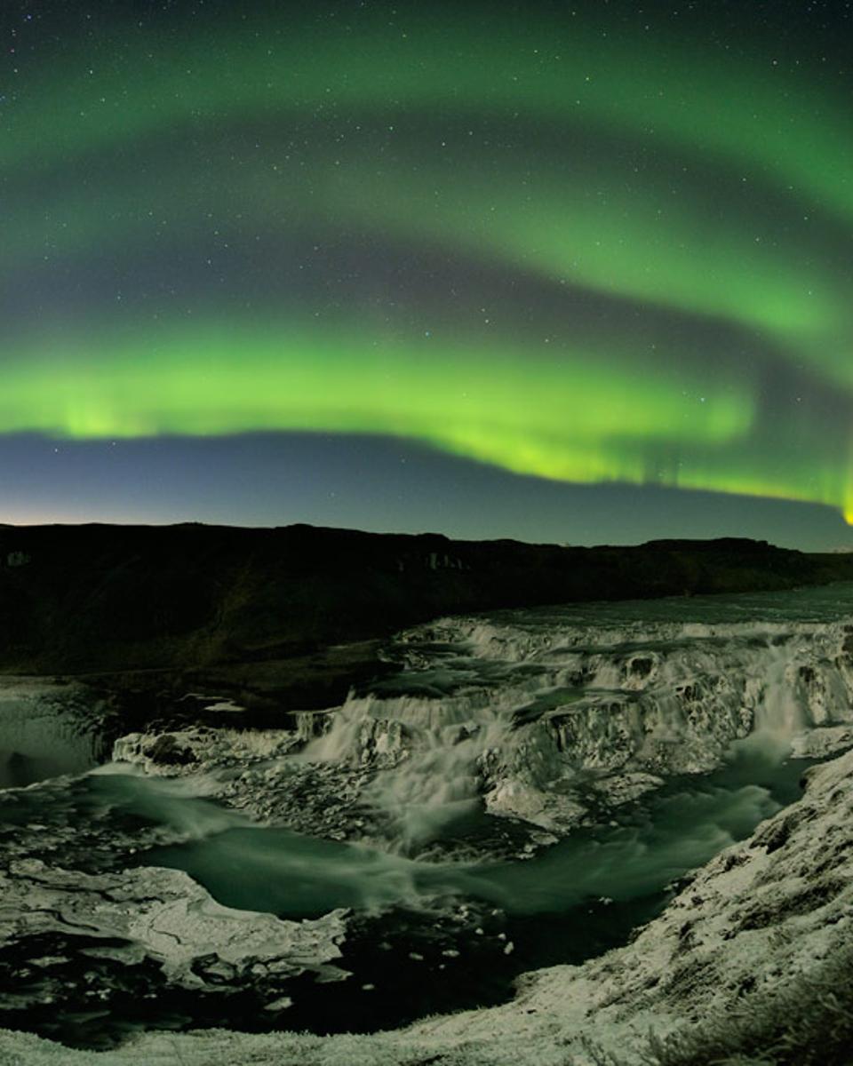 Waterfalls, Auroras, Comet: Iceland