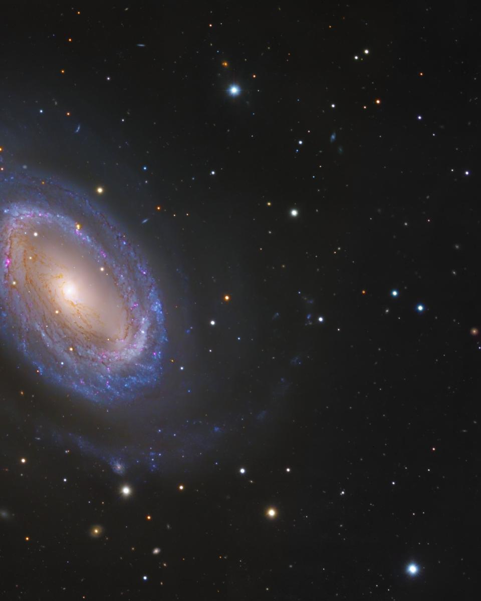 One-Armed Spiral Galaxy NGC 4725