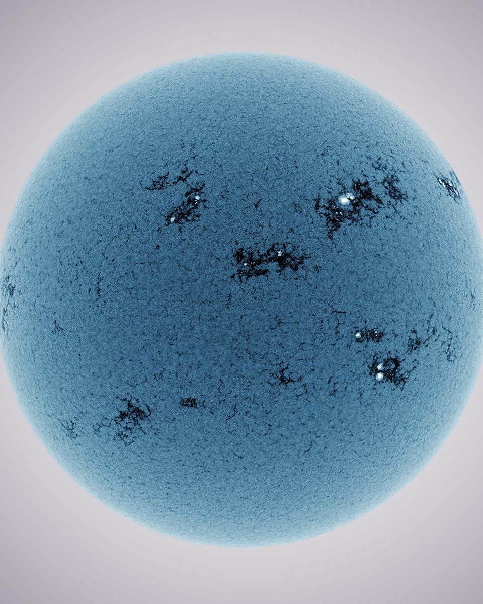 Blue Sun Bursting