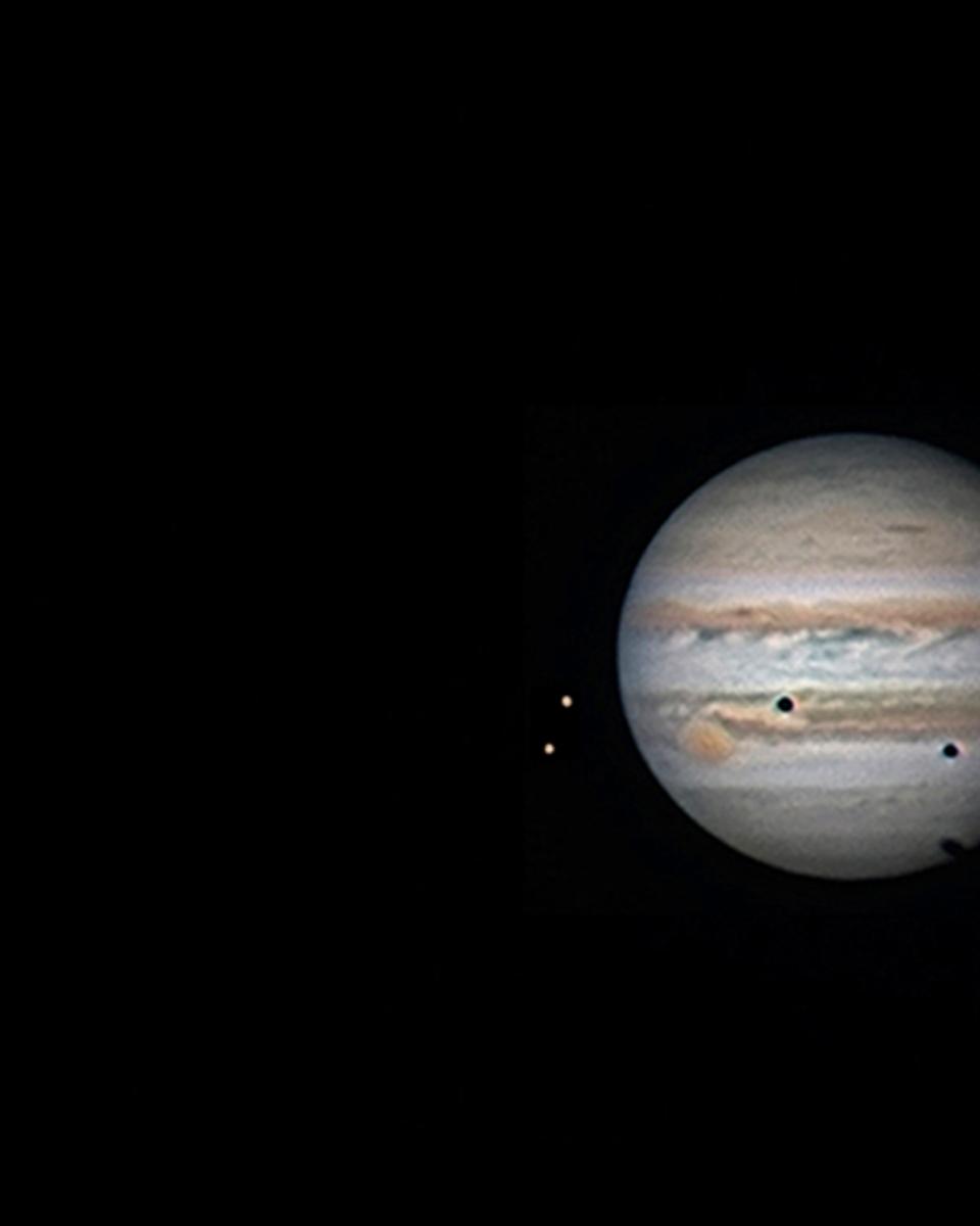 Jupiter's Triple Shadow Transit