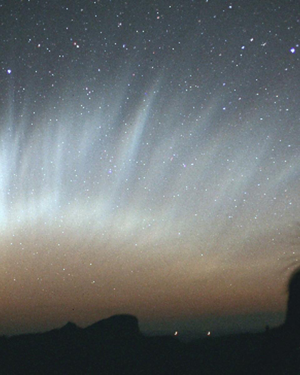 The Magnificent Tail of Comet McNaught
