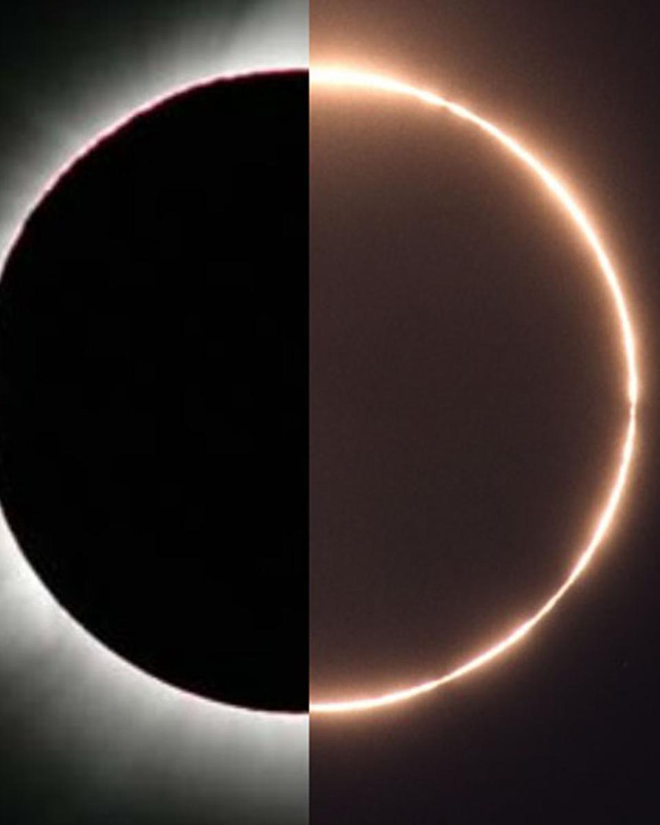 A Rare Hybrid Solar Eclipse