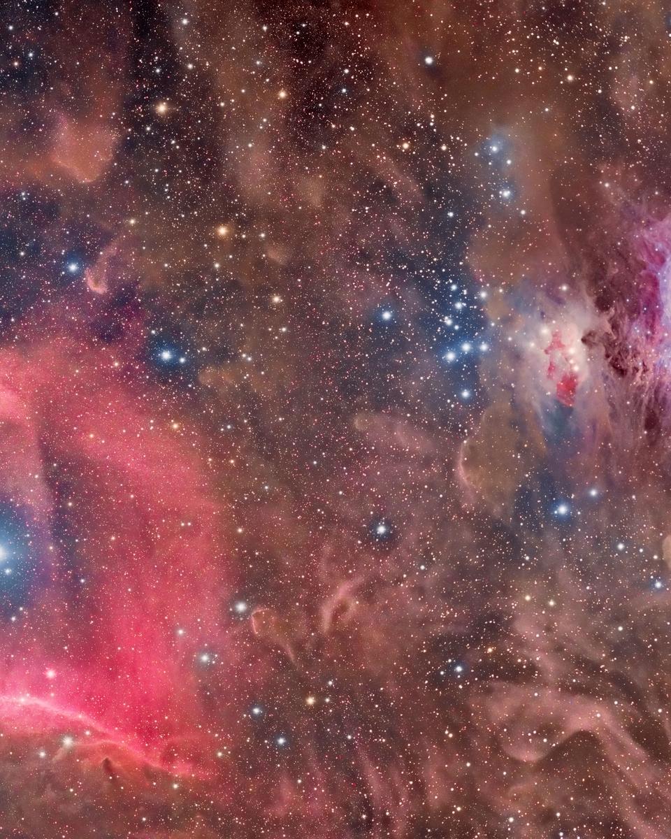 Horsehead and Orion Nebulas