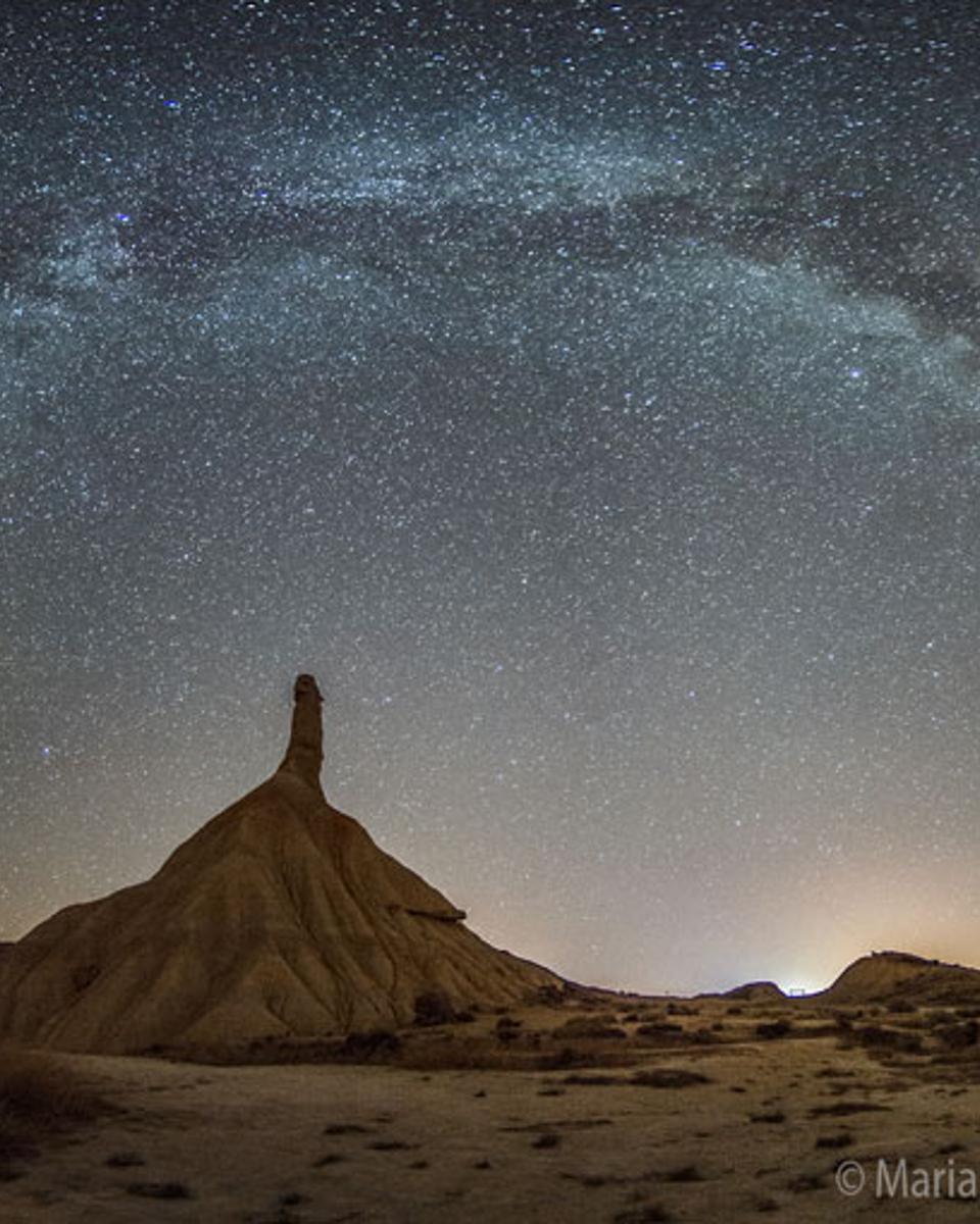 Milky Way Over Spain's Bardenas Reales