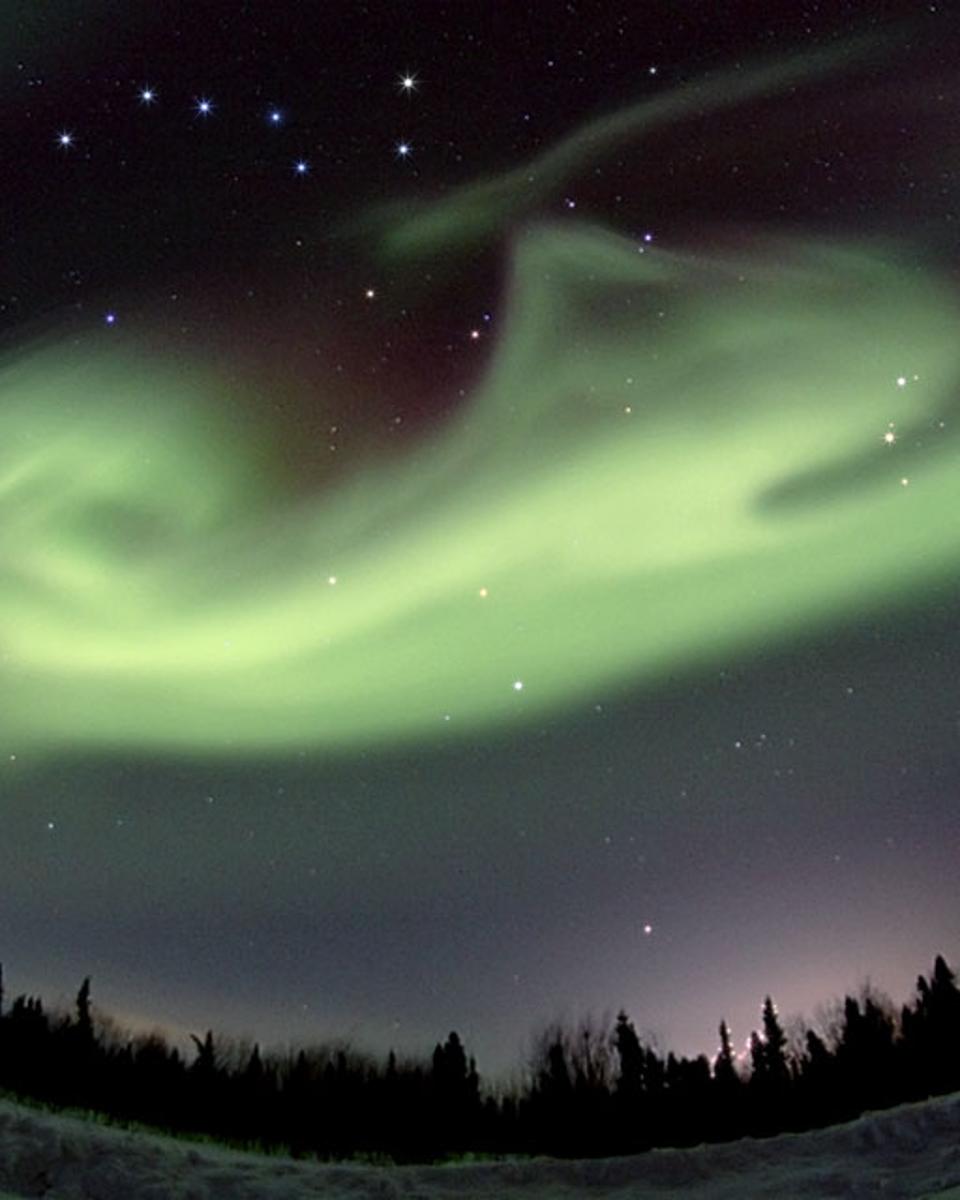 Aurora Dog over Alaska