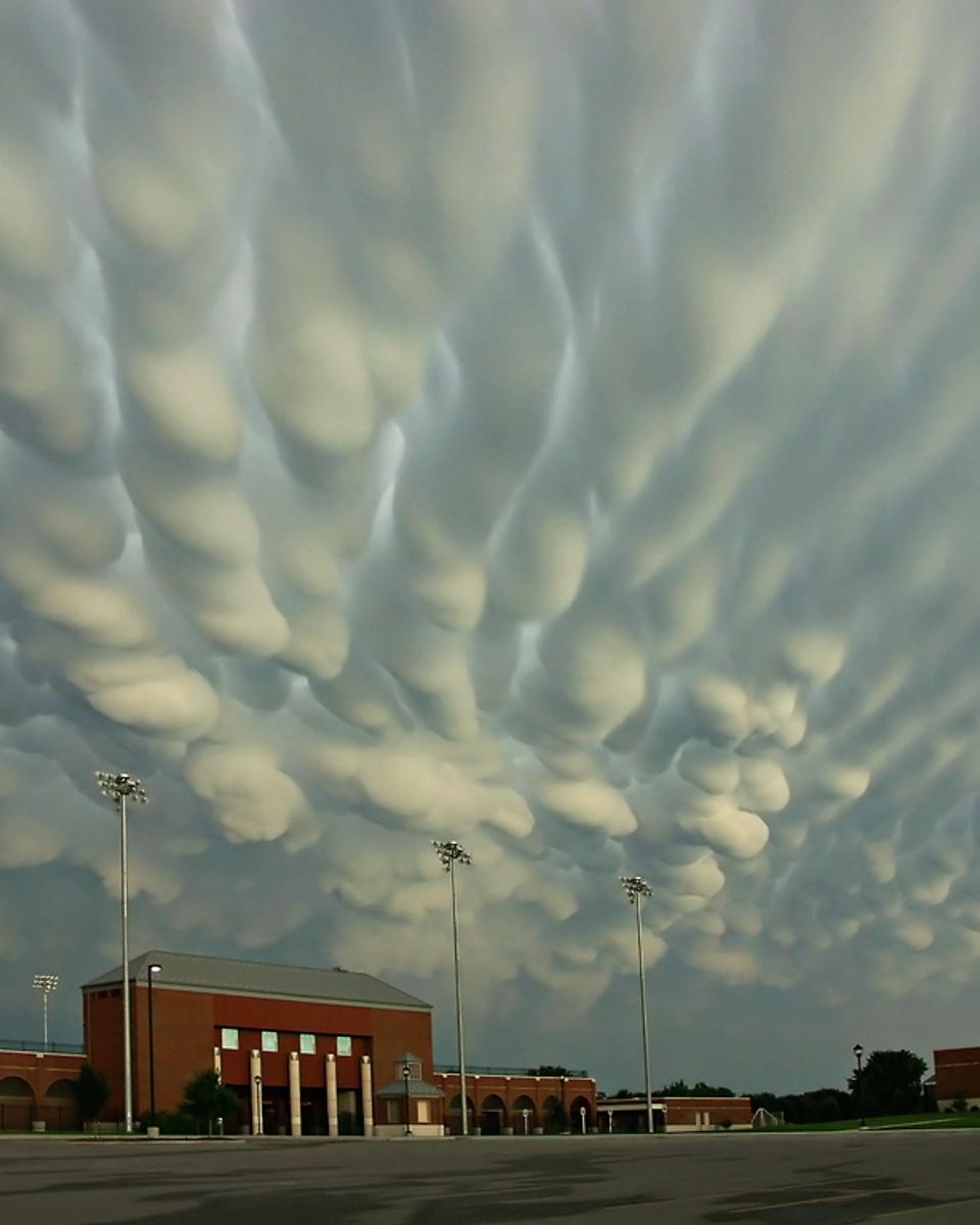 Mammatus Clouds over Nebraska
