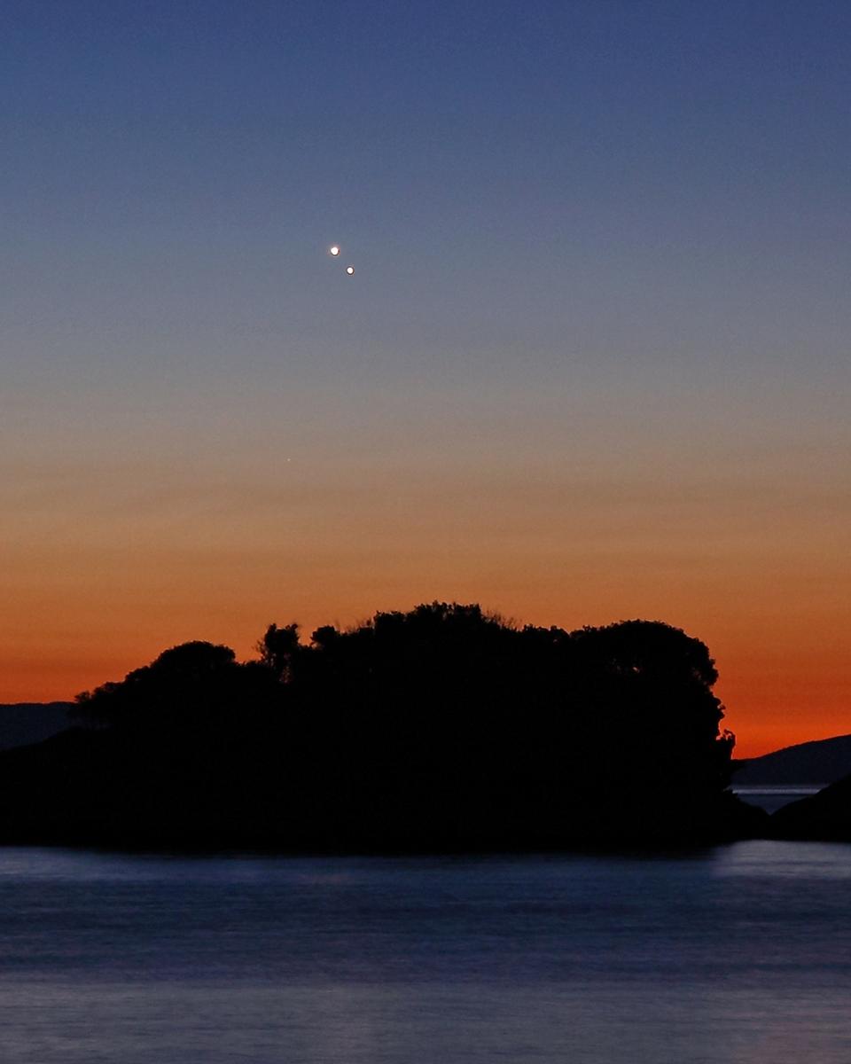 Venus and Jupiter at Dawn