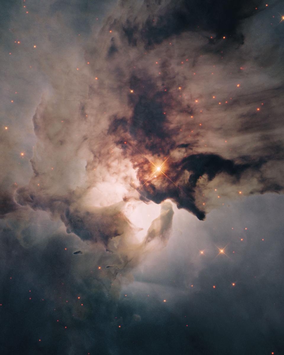 In the Center of the Lagoon Nebula