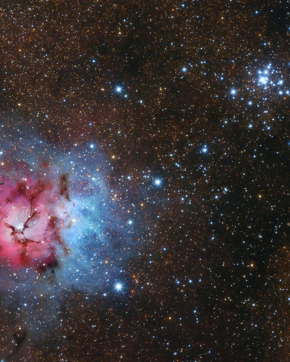Messier 20 and 21