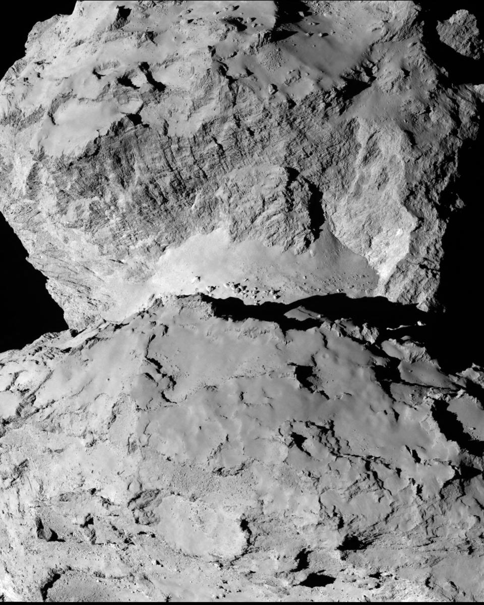 Contrasting Terrains on Comet Churyumov-Gerasimenko