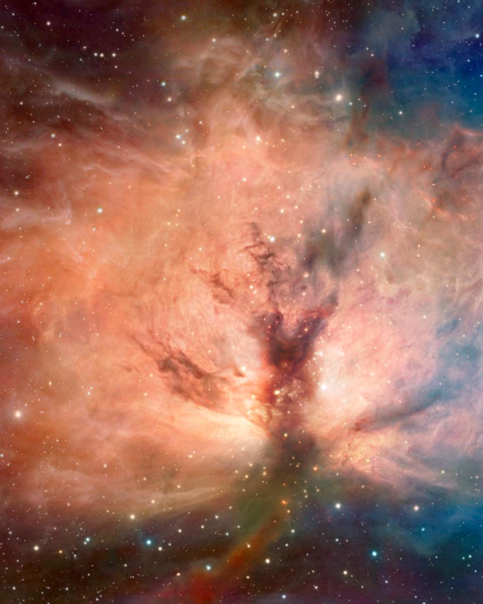 The Flame Nebula in Visible and Infrared