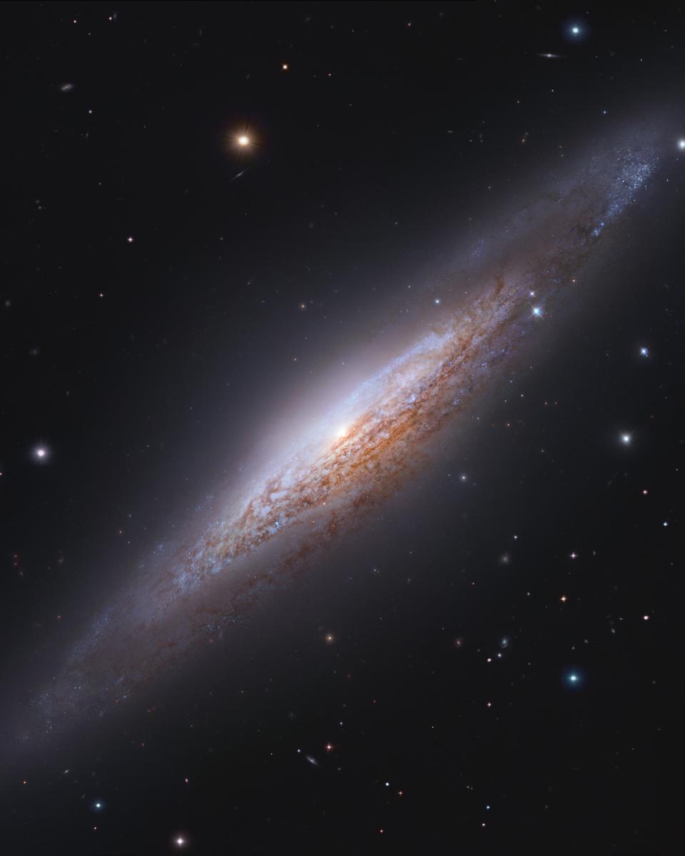 NGC 2683: Edge-On Spiral Galaxy
