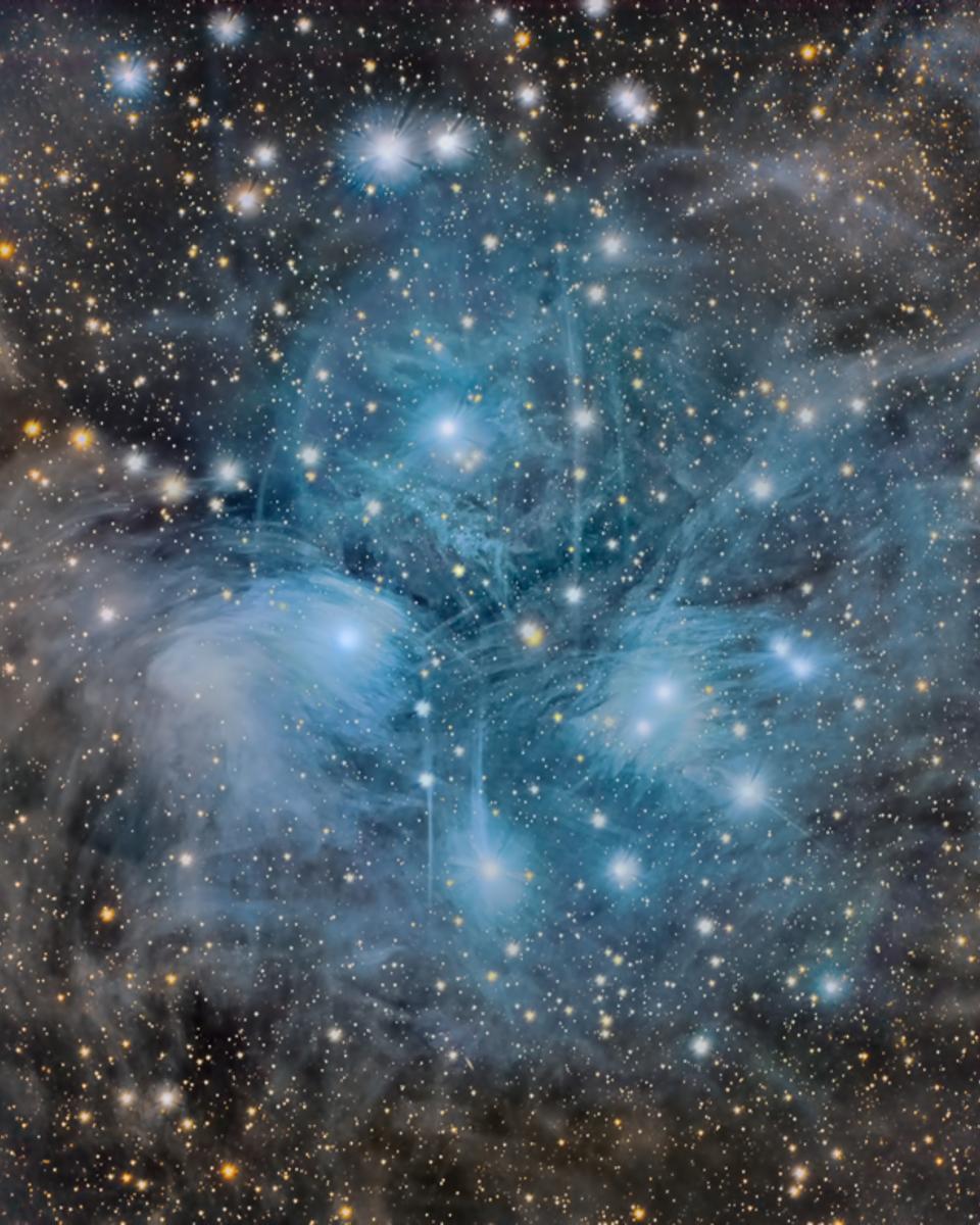 The Pleiades Deep and Dusty