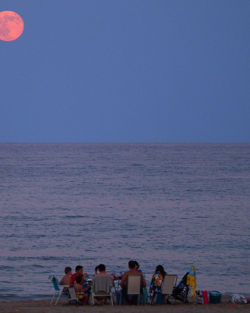 Alicante Beach Moonrise