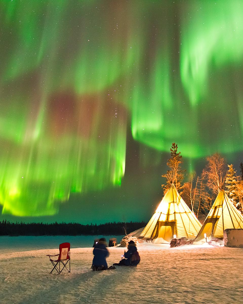 Auroras over Northern Canada