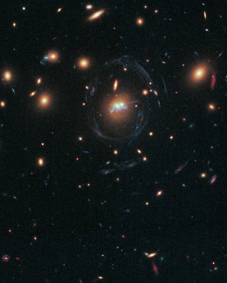 A Blue Bridge of Stars between Cluster Galaxies