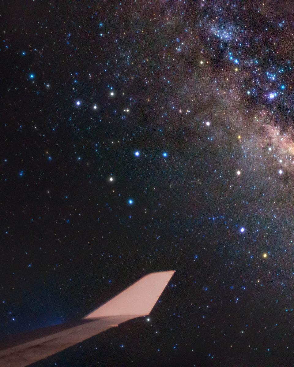 New York to London Milky Way