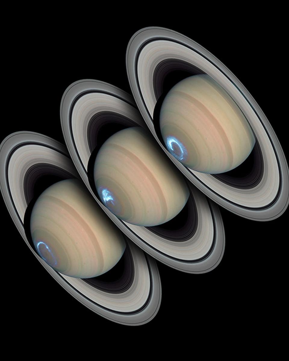 Persistent Saturnian Auroras