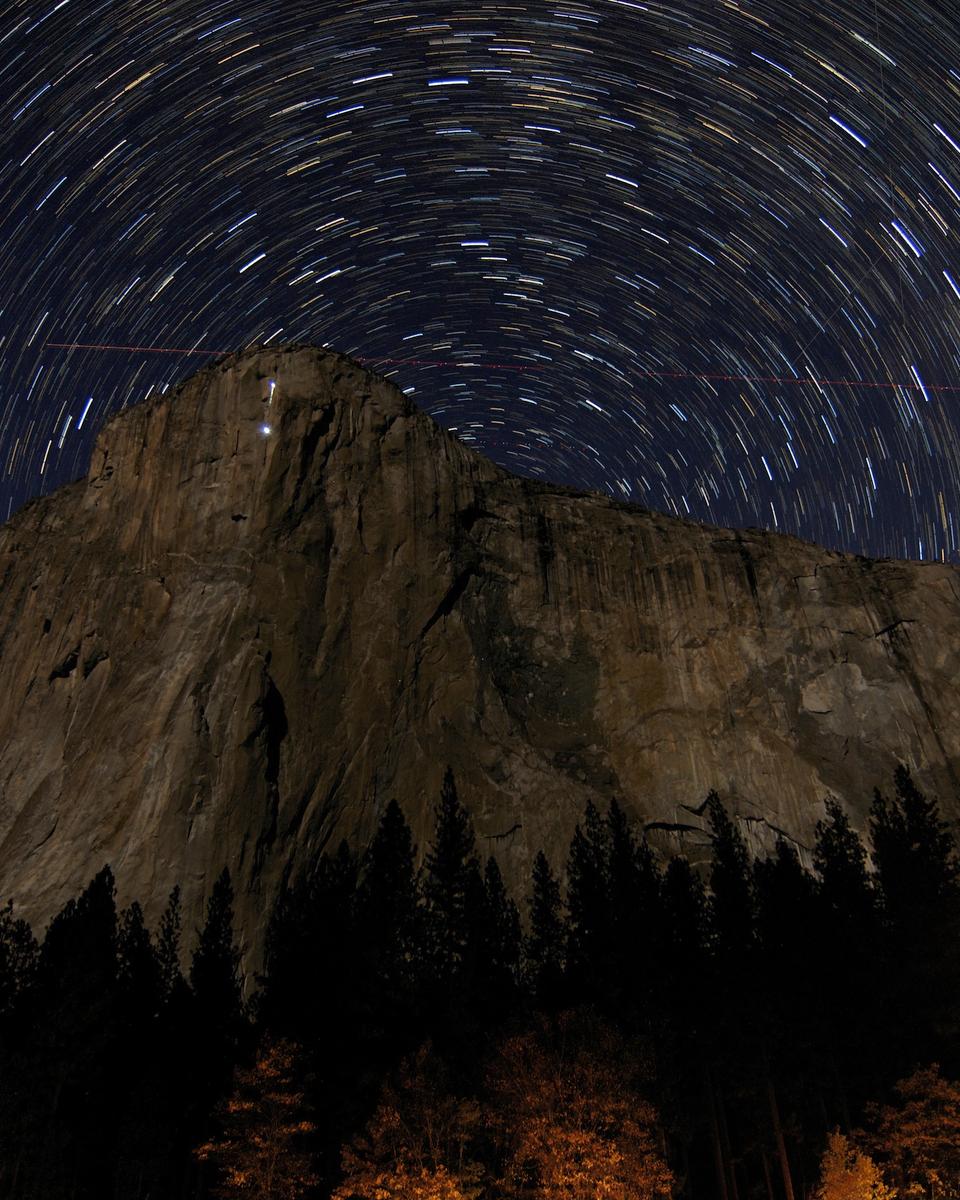 Star Trails over El Capitan