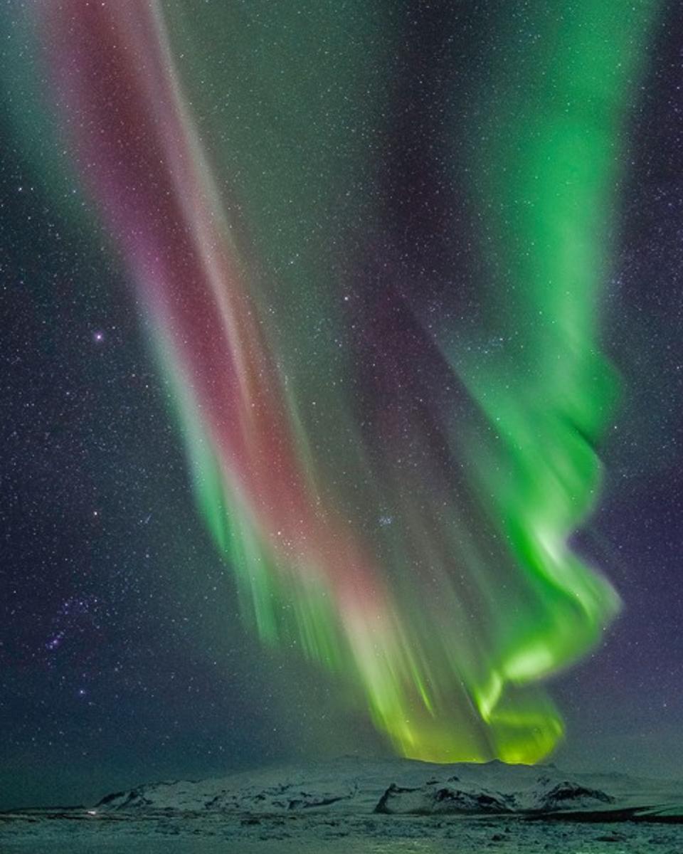 Orion and Aurora over Iceland
