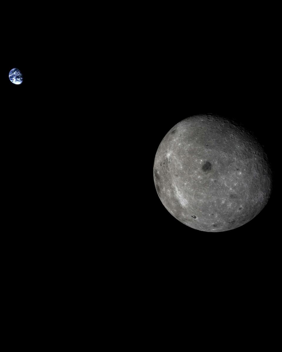 Moon and Earth from Chang'e 5-T1