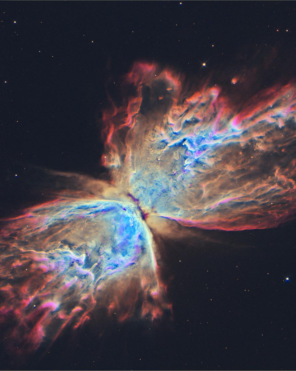 The Butterfly Nebula from Hubble